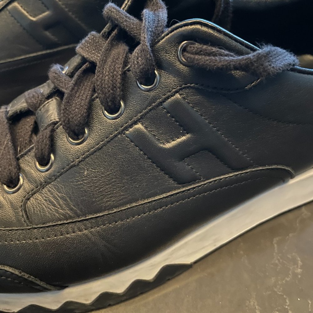Hermes Black H Sneakers